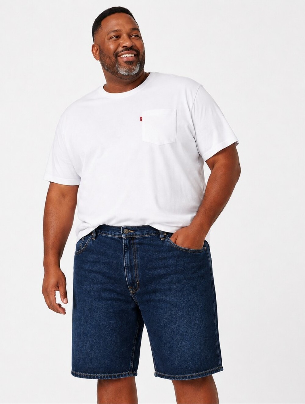 LEVI'S Men's Denim Shorts -Big and Tall Jean Shorts 469 Loose Shorts SIZE 48 NWT